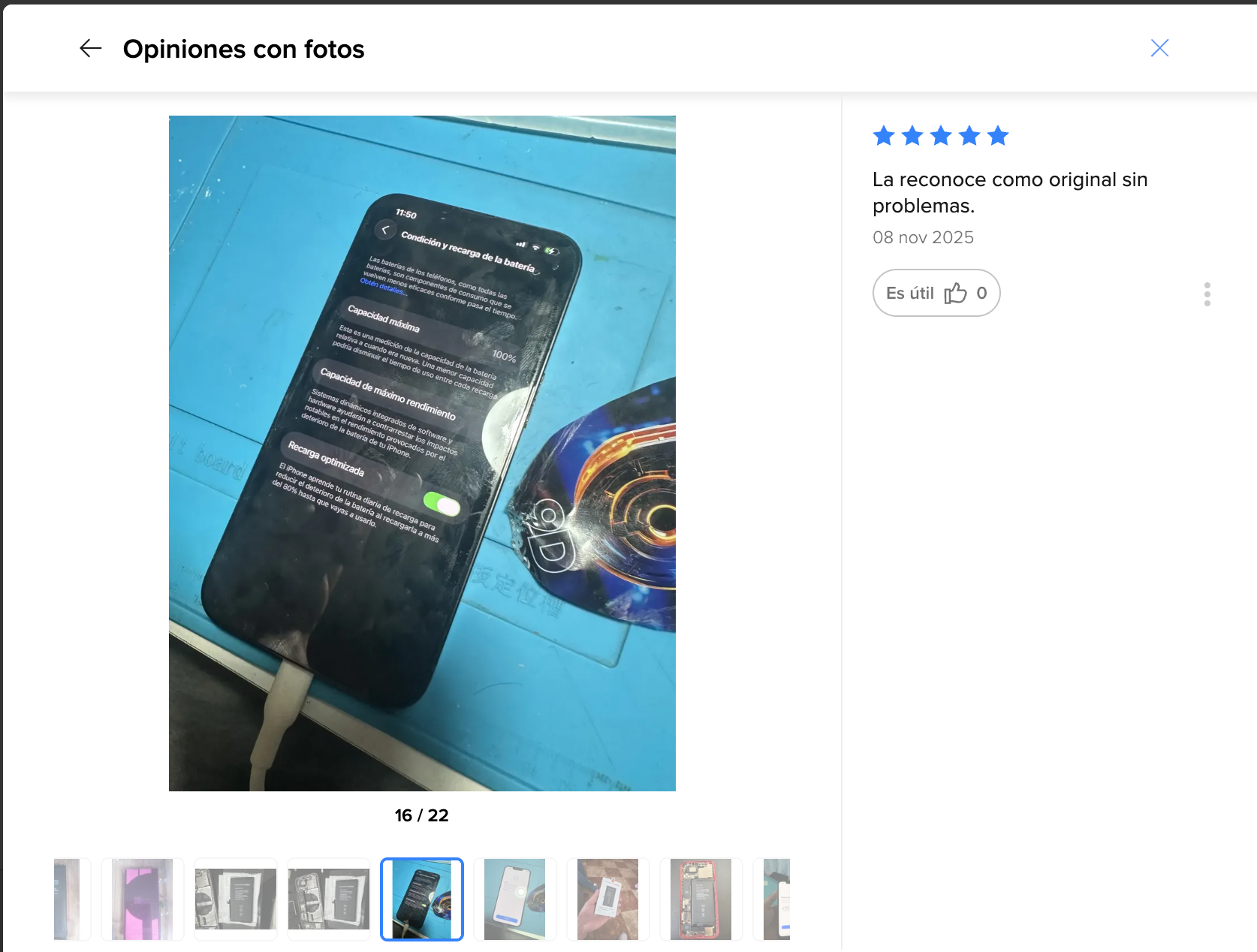Reseña — La reconoce como original sin problemas.